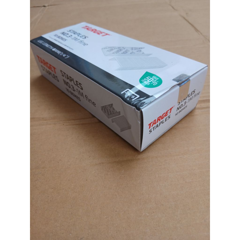 

Isi Staples Merk Target. Uk. Nomor 3. 1 Box Isi 10 Boxes Kecil