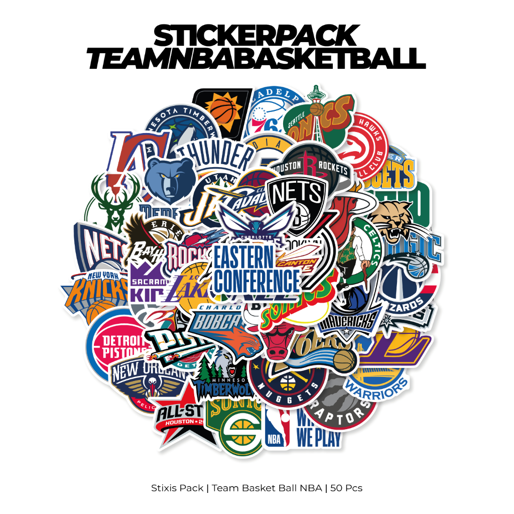 

[READY] STICKER PACK | TIM BASKET NBA | 50 PCS | KISSCUT | WATERPROFF | STIXIS.MARKET