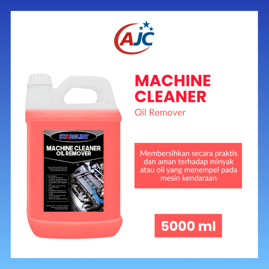 OIL REMOVER /Machine Cleaner / Pembersih oli mesin motor/mobil 5 Liter GOSEND GRAB