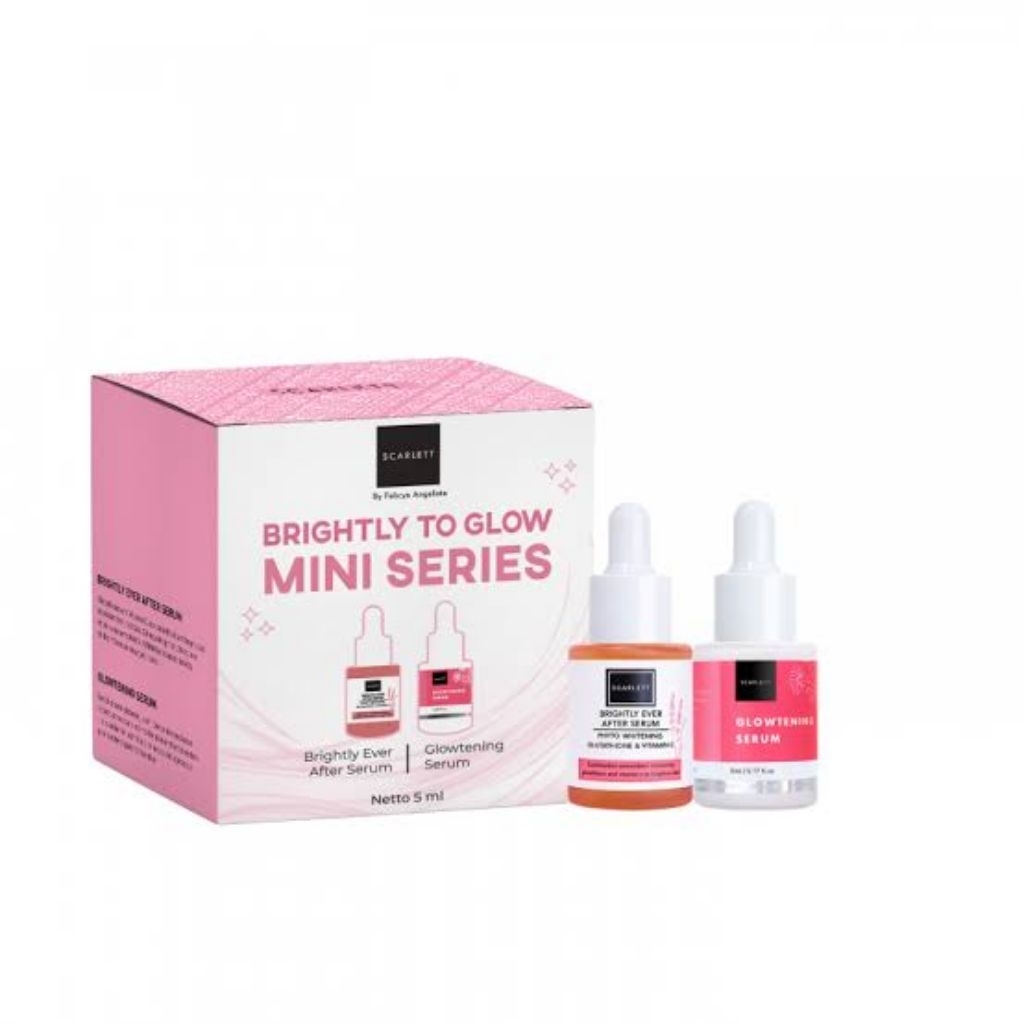 SCARLETT Whitening Serum Mini Series 1 Box [ 2Pcs ] - Acne + Glowtening / After + Glowtening Serum P