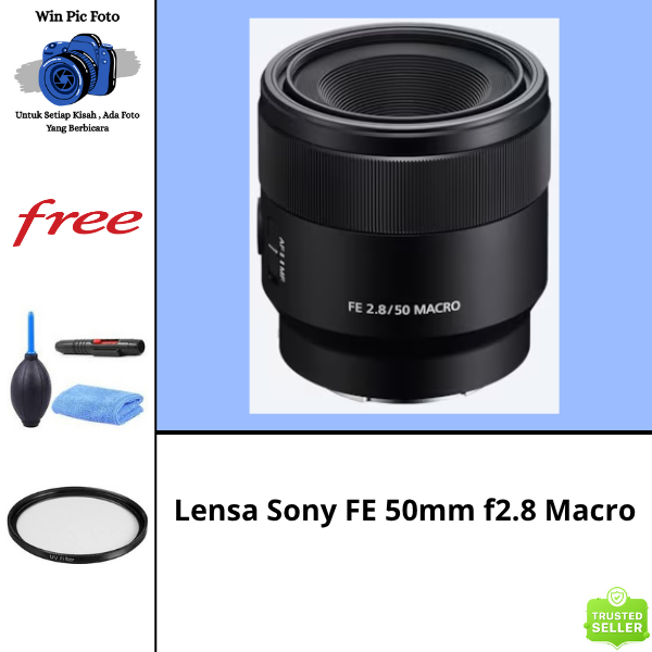 Lensa Sony FE 50mm f2.8 Macro / Lensa Kamera Sony / Lensa Camera Sony / Lens Kamera Sony / Lens Came