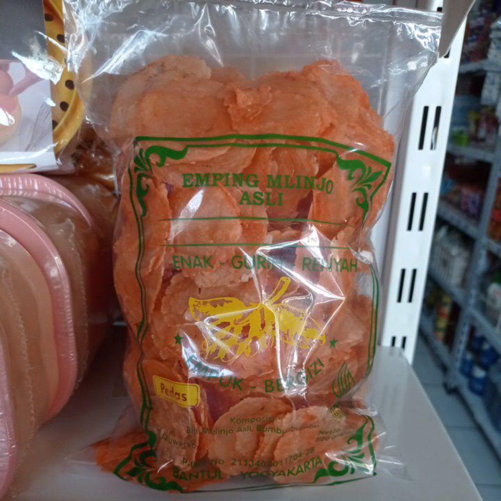 

Emping Manis / Pedas Mentah 500 gram