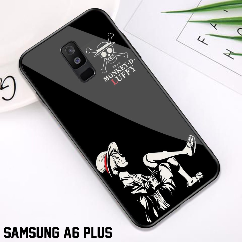 Case Samsung A6 Plus Casing Samsung A6 Plus [ONEPIECEM16] Case Glossy Case Aesthetic Custom Case Ani