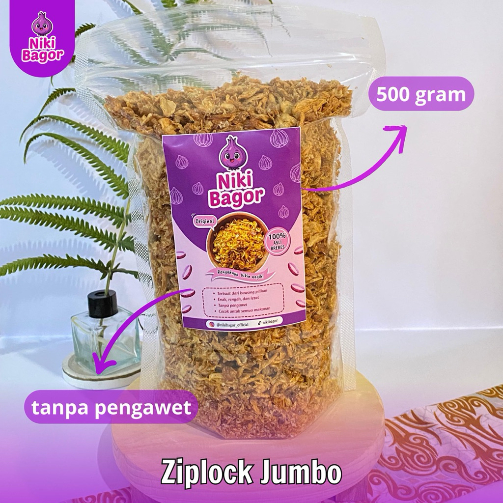 

[Premium] Bawang Goreng 100% Asli Brebes 500 gram