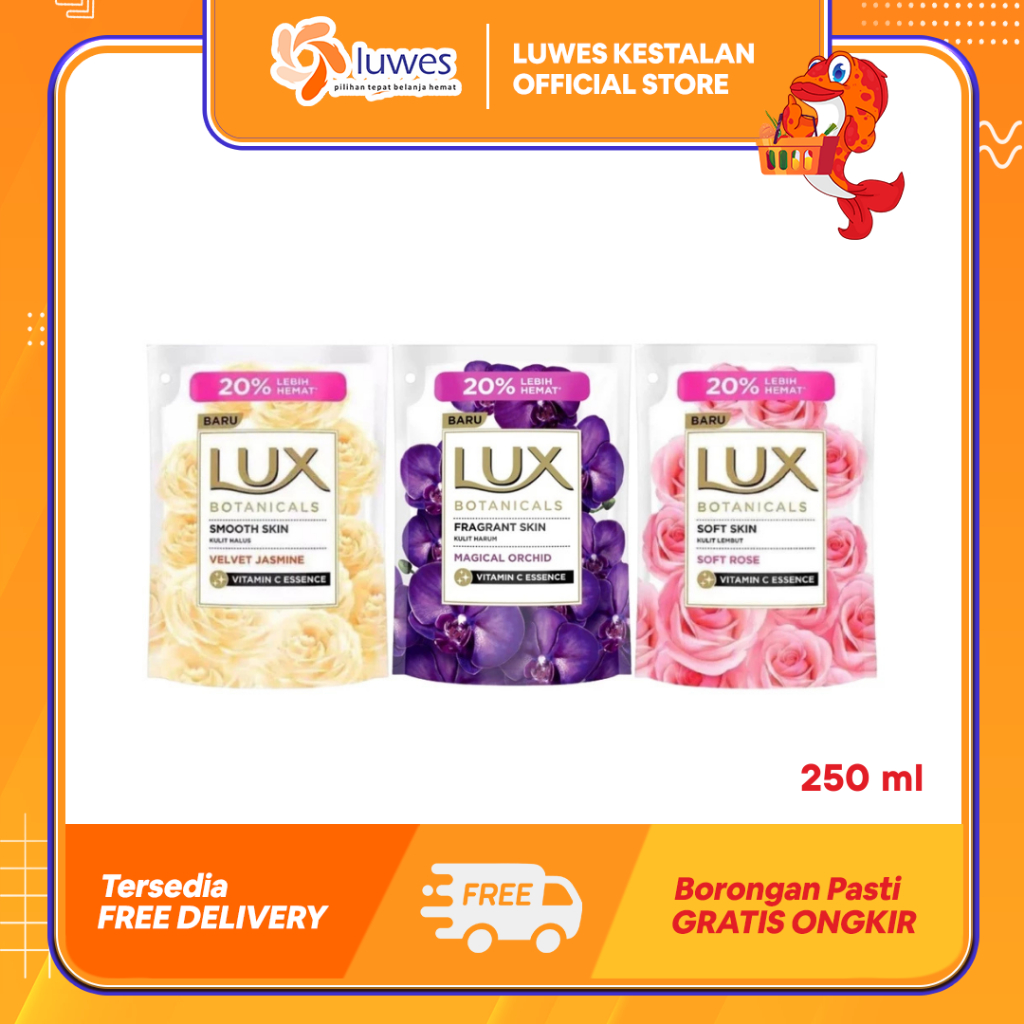 LUX BODY WASH 250ML