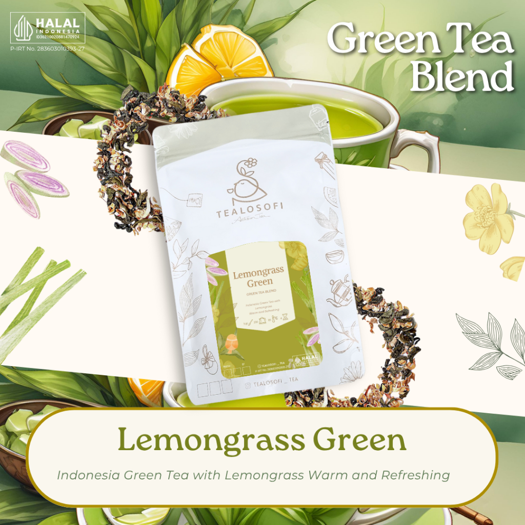 

Lemongrass Green - Tealosofi Artisan Tea Green Tea Blend