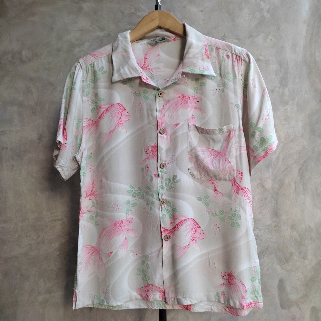 Originals loop collar aloha shirt