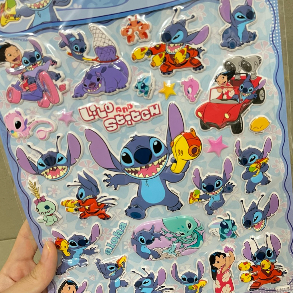 

Stiker Stitch / Stiker Lilo & Stitch / Stiker Timbul / Stiker Empuk