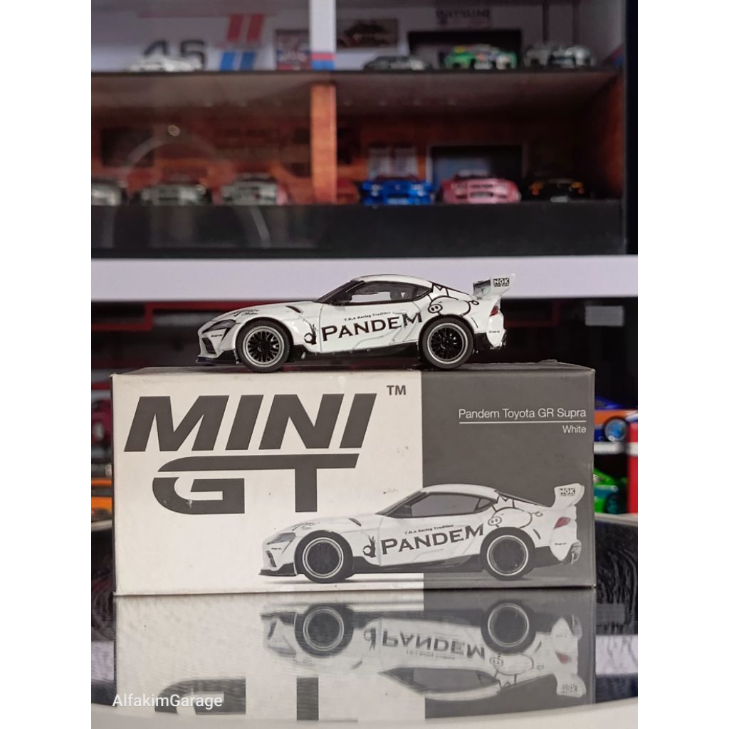 Mini GT 180 Pandem Toyota GR Supra White Loose.