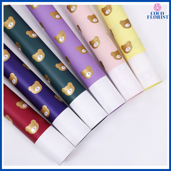 

PACK 20 Kertas Buket Bunga Cellophane Paper Flower Wrapping kertas kado Hand Bouquet KB6106