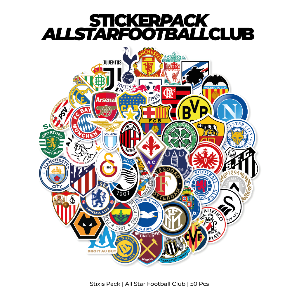 

[READY] STICKER PACK | CLUB EROPA POPULAR | 50 PCS | KISSCUT | WATERPROFF | STIXIS.MARKET