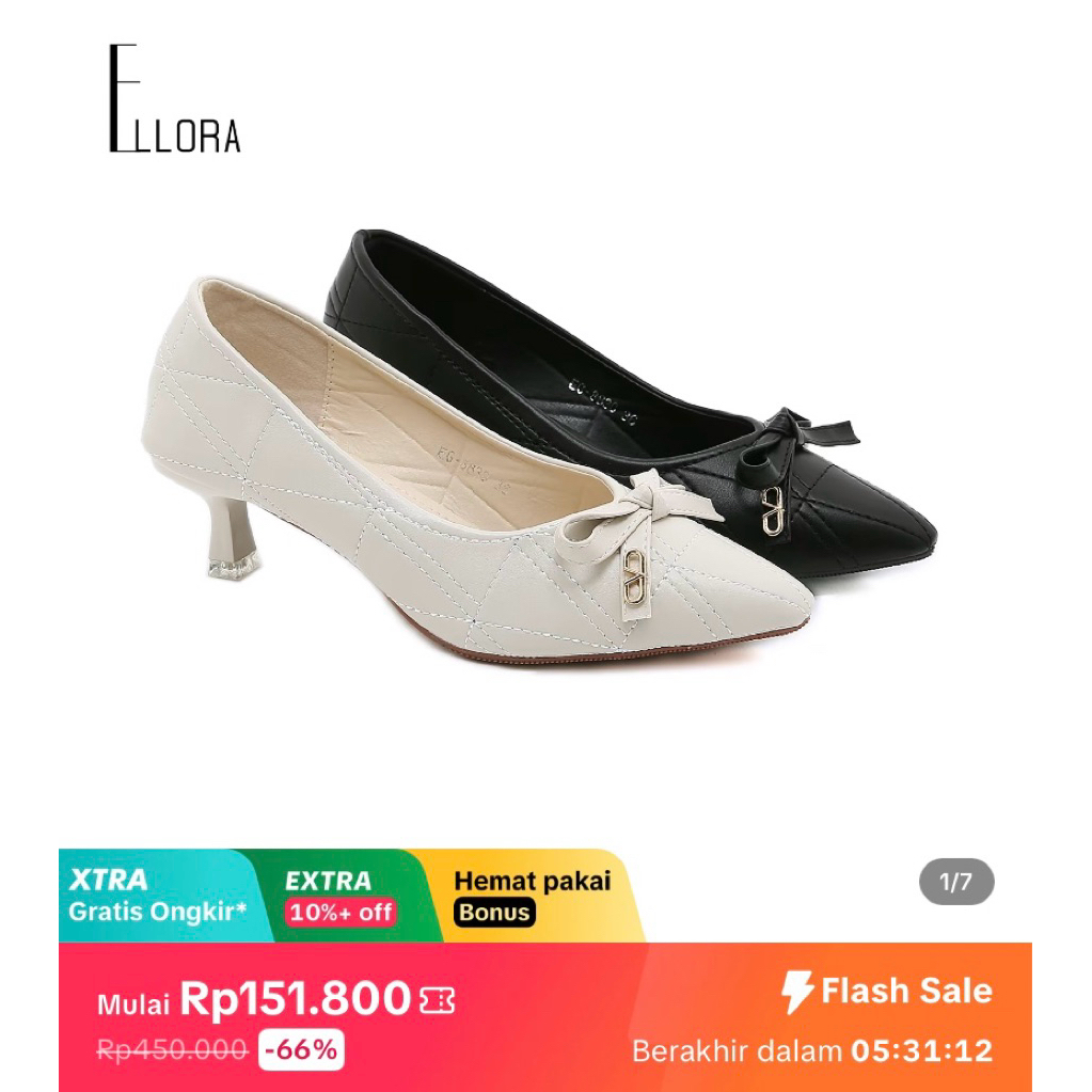sepatu heels ellora
