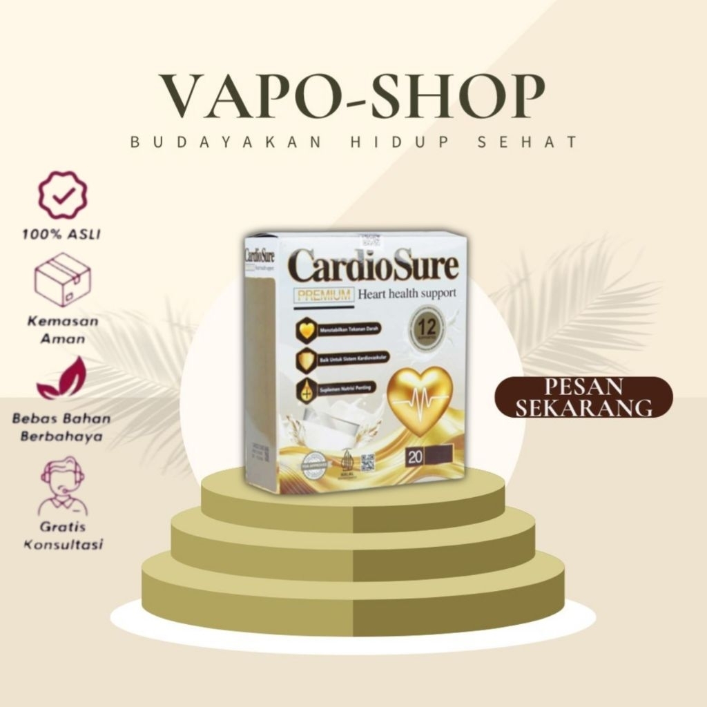 

CARDIOSURE PREMIUM MILK SUSU ASLI OBAT HIPERTENSI JANTUNG KORONER STRUK KOLESTROL ASAM URAT
