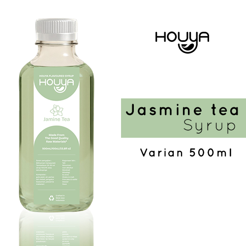 

Houya Jasmine Tea Syrup 500ml - Sirup Rasa Jasmine Tea
