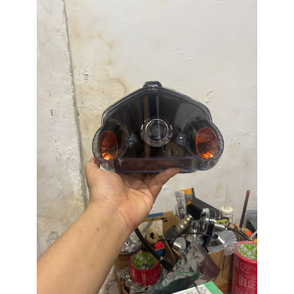 CUSTOM stop lamp Jupiter Z Burhan plus proji running lampu belakang variasi proji kualitas Top