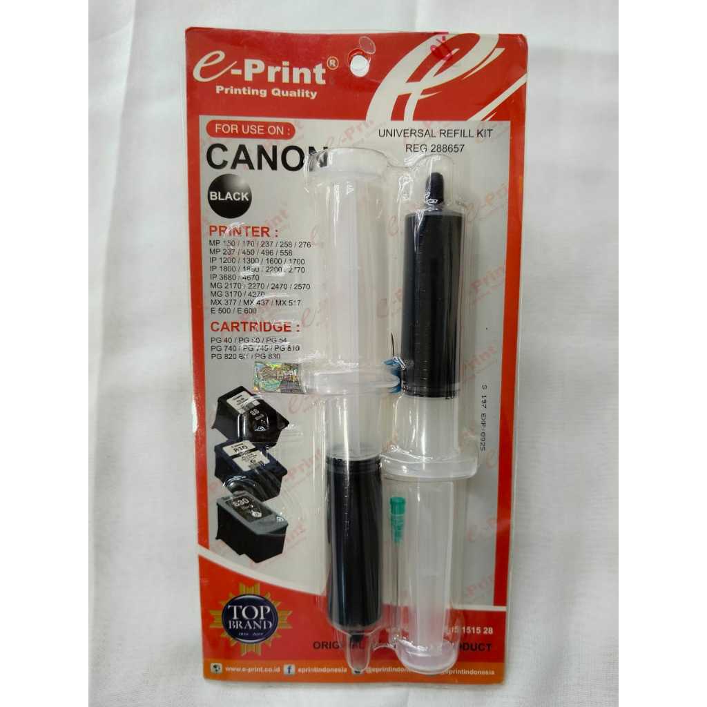 TINTA SUNTIKAN E-PRINT / TINTA SUNTIK EPRINT E-PRINT CANON / TINTA CANON PAPAN / TINTA SUNTIK