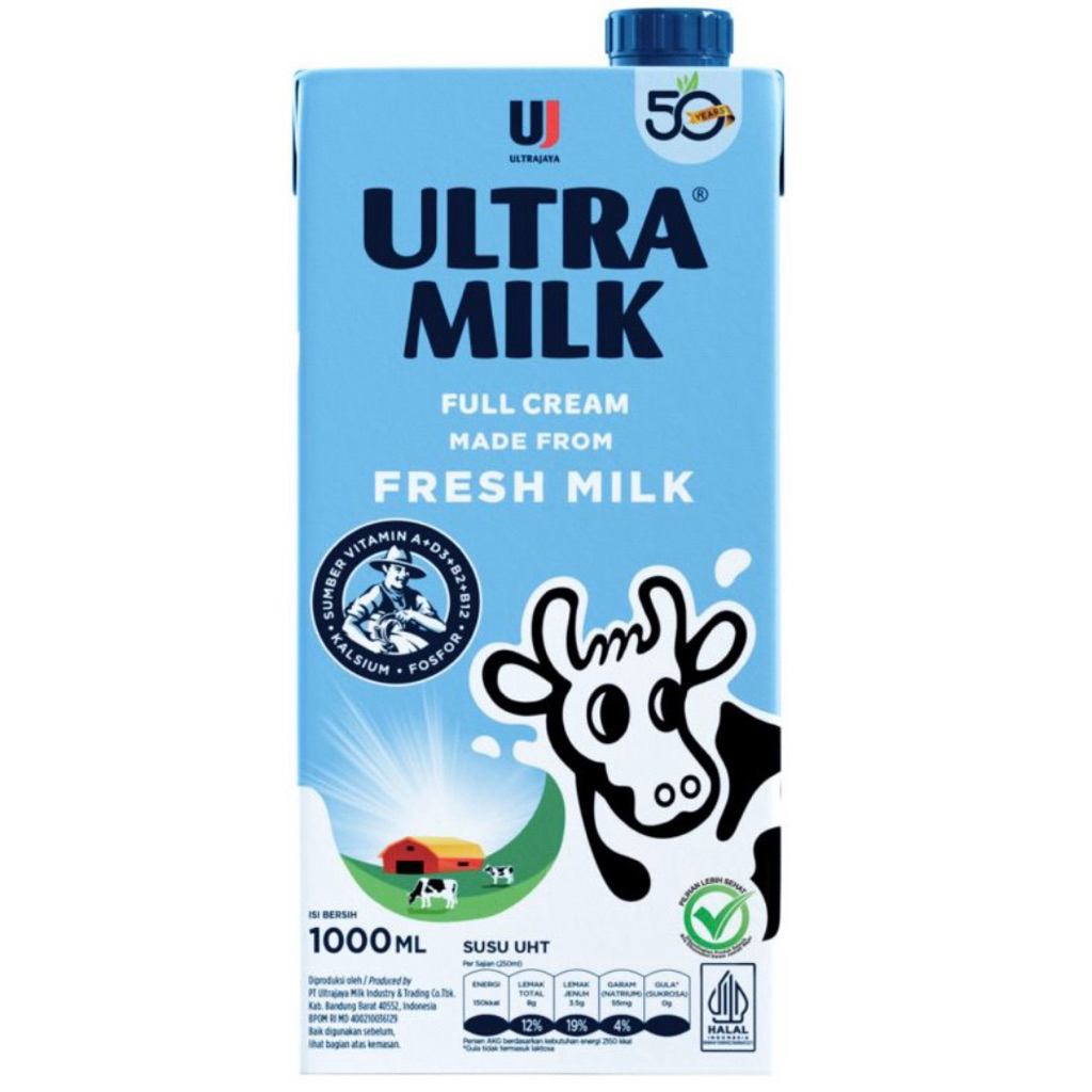 

Susu Ultra Milk Uht 1L termuraaaah