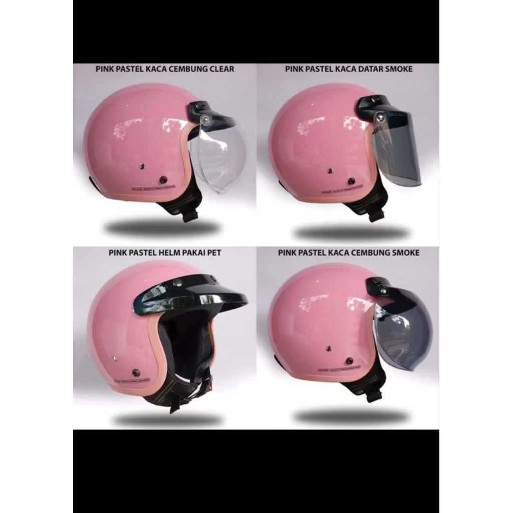 Helm bogo dewasa sudah SNI busa tebal