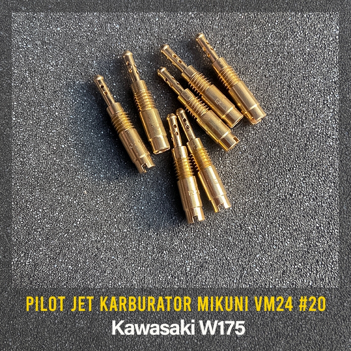 Pilot Jet #20 Karburator Mikuni VM24 Kawasaki W175