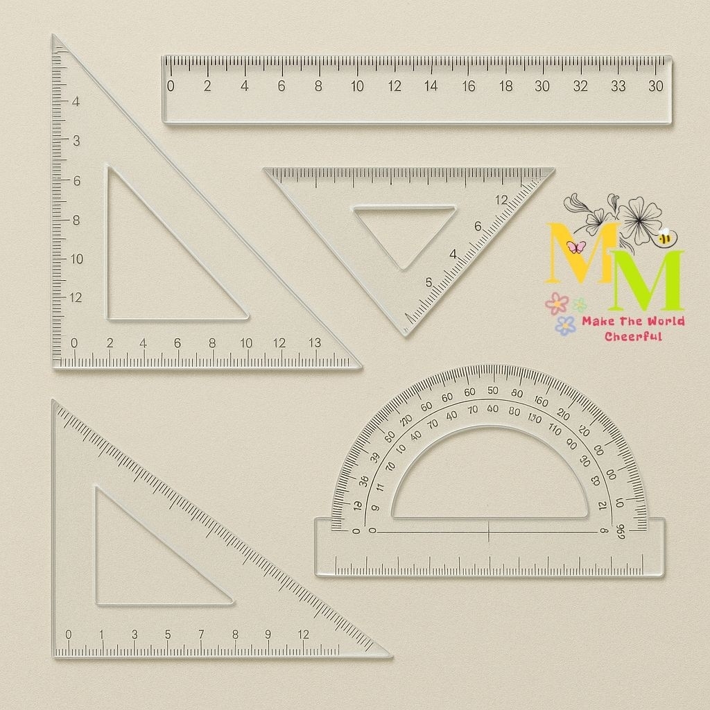 

Alat Ukur / Penggaris / Busur Derajat Stationery