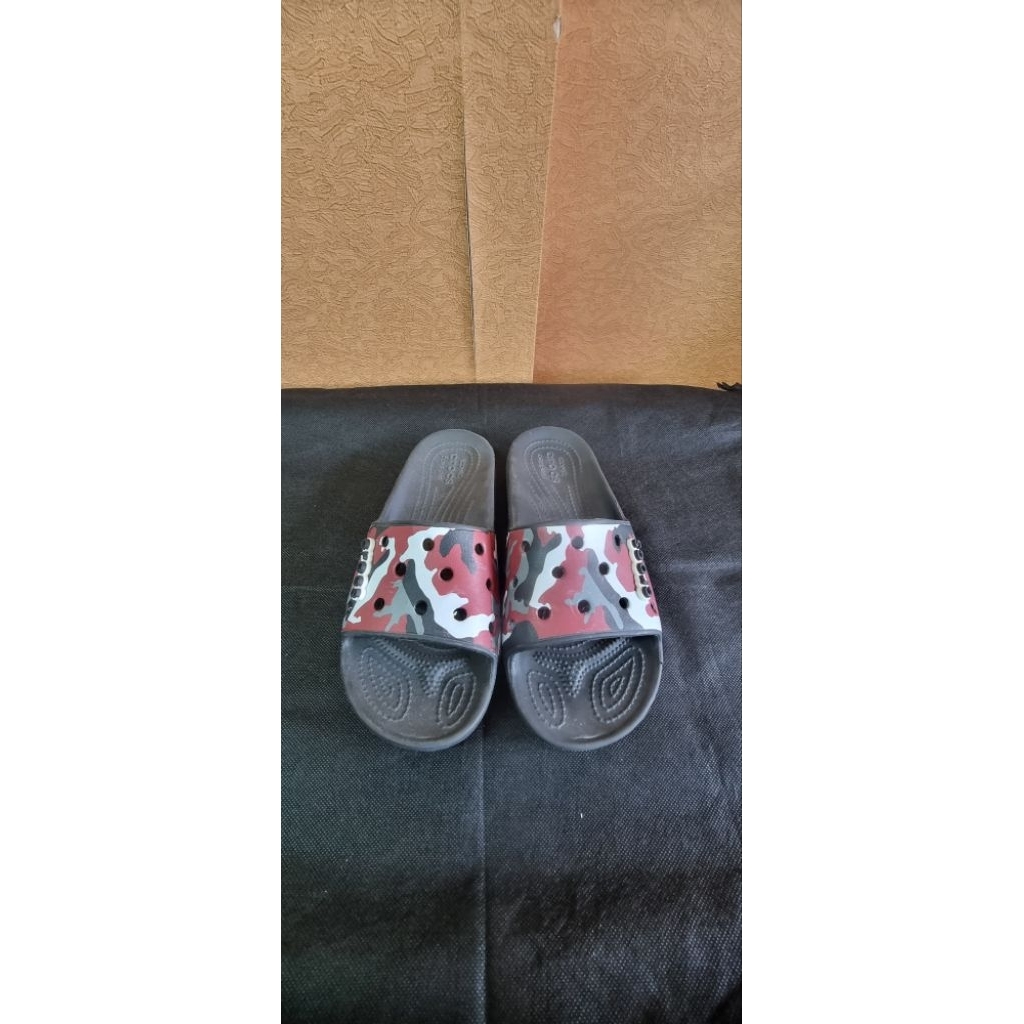 S-36 Sendal classic camo slides size M6 W8 used bekas ori