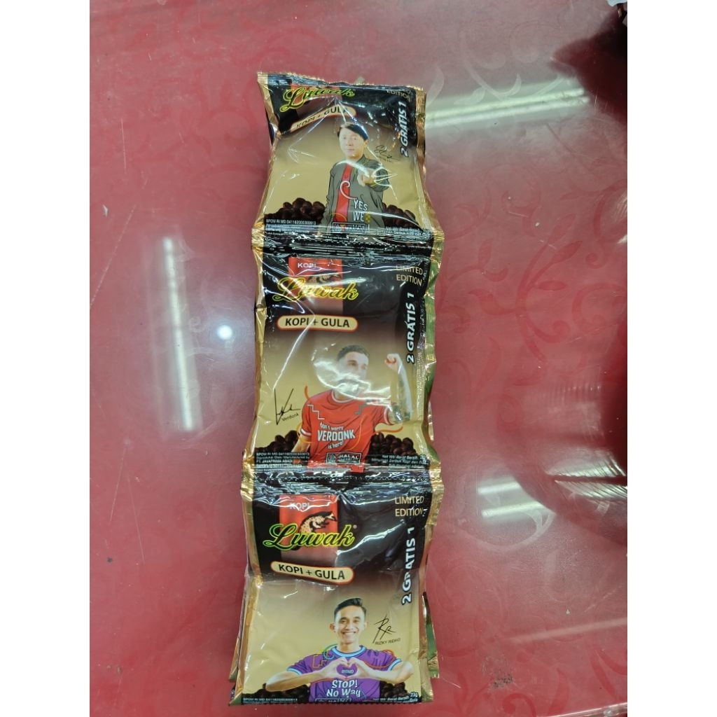 

Kopi Luwak (Kopi + Gula) Kemasan Renteng 23 g 15 pcs