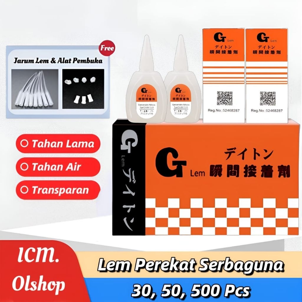 

Lem Korea CAIR Tetes Perekat Super Kuat SERBAGUNA •ICM•