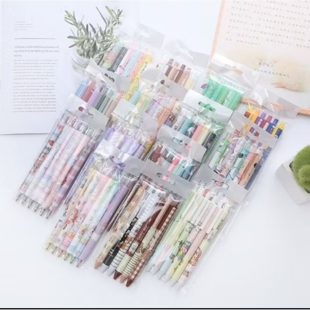 

PULPEN GEL MEKANIK MOTIF LUCU ISI 1 PCS 0.5MM/ BALLPOINT MEKANIK ATK