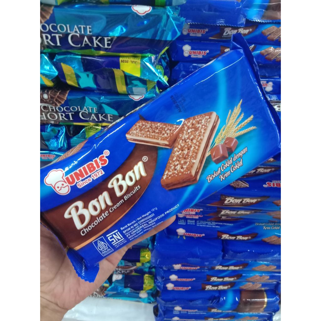 

UNIBIS Bon Bon 191g Chocolate Cream Biscuit.