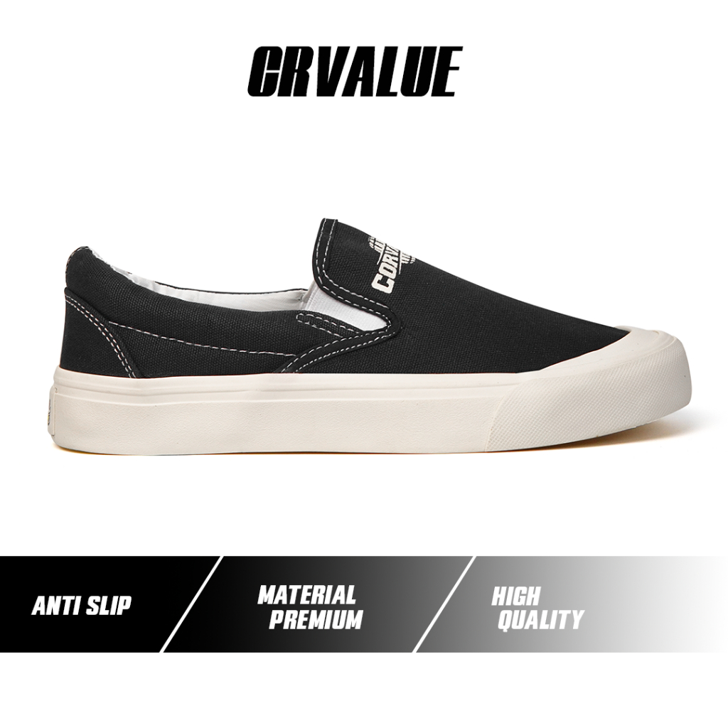 Sepatu Slip On Adliswill Corvaluefootwear Globe Bw og