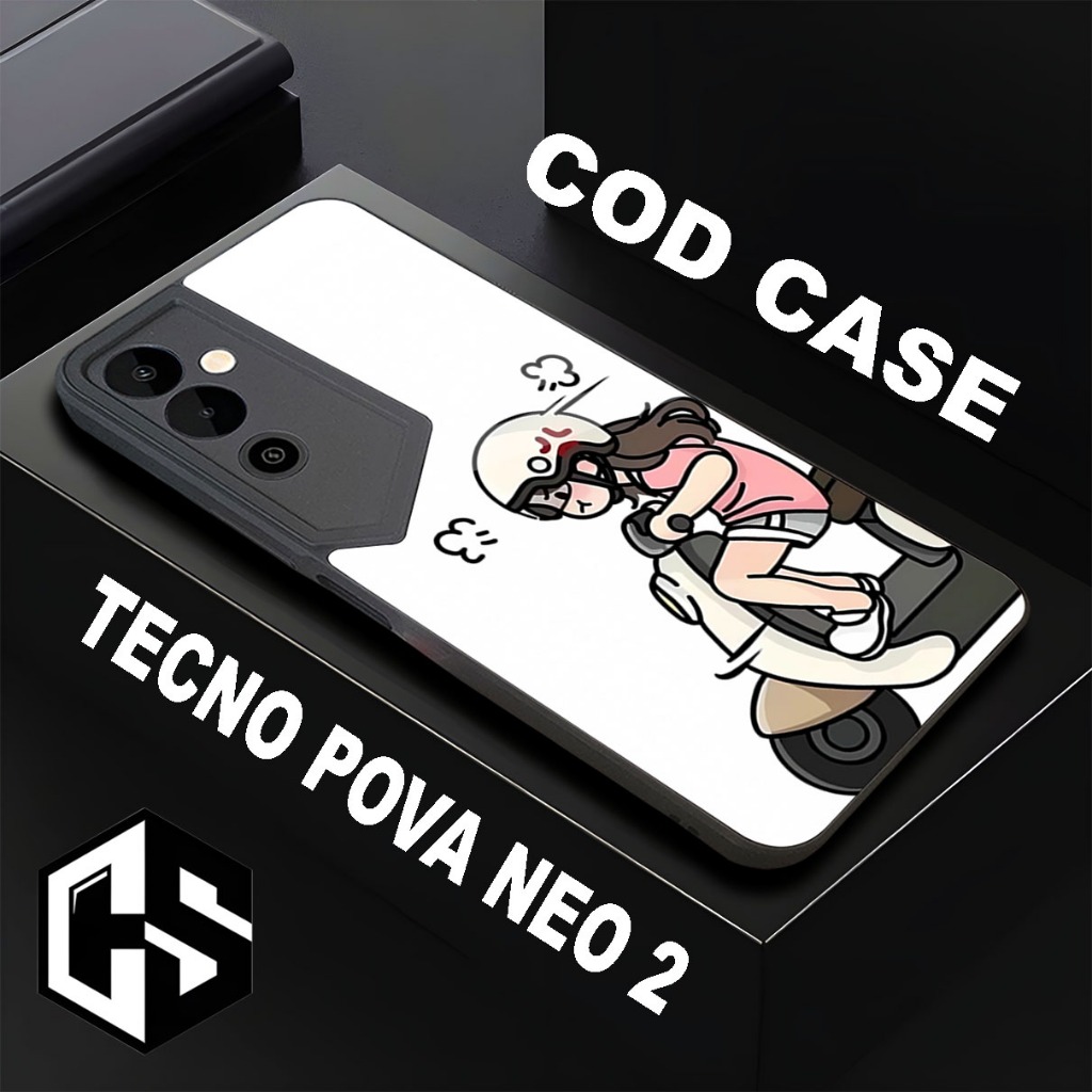 (COD 119)Softcase Glossy untuk Hp TECNO POVA NEO 2/case pova neo 2/casing pova neo 2/case Handphone