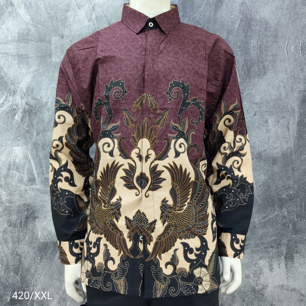 Kemeja Batik Lengan Panjang MAJAPAHIT Original