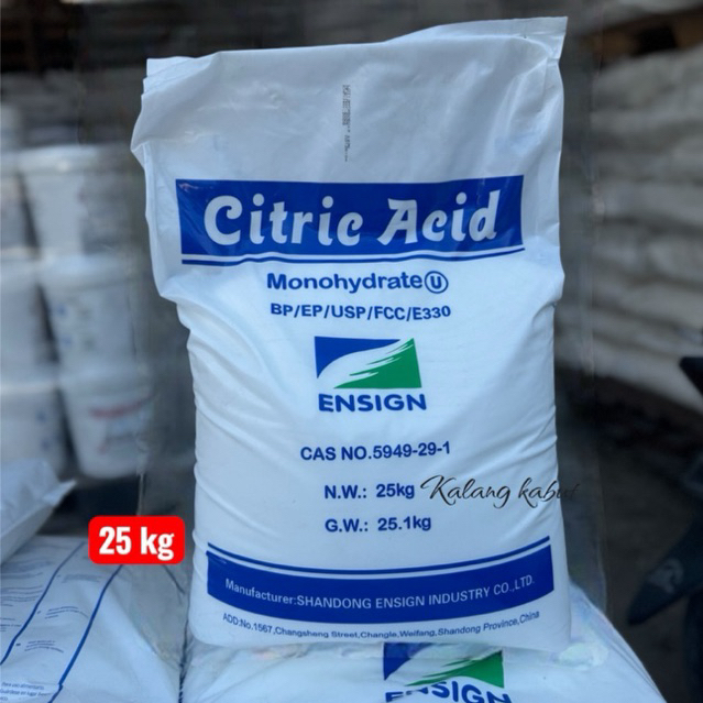 

Citric acid - Citric acid food grade - 25 kg