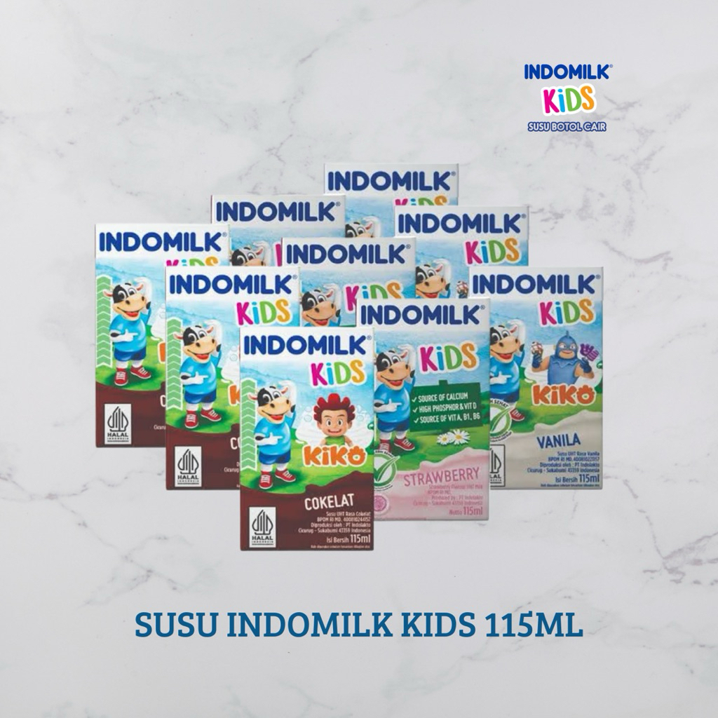 

SUSU INDOMILK KIDS 115 ML 1 KARTON ISI 40 BIJI