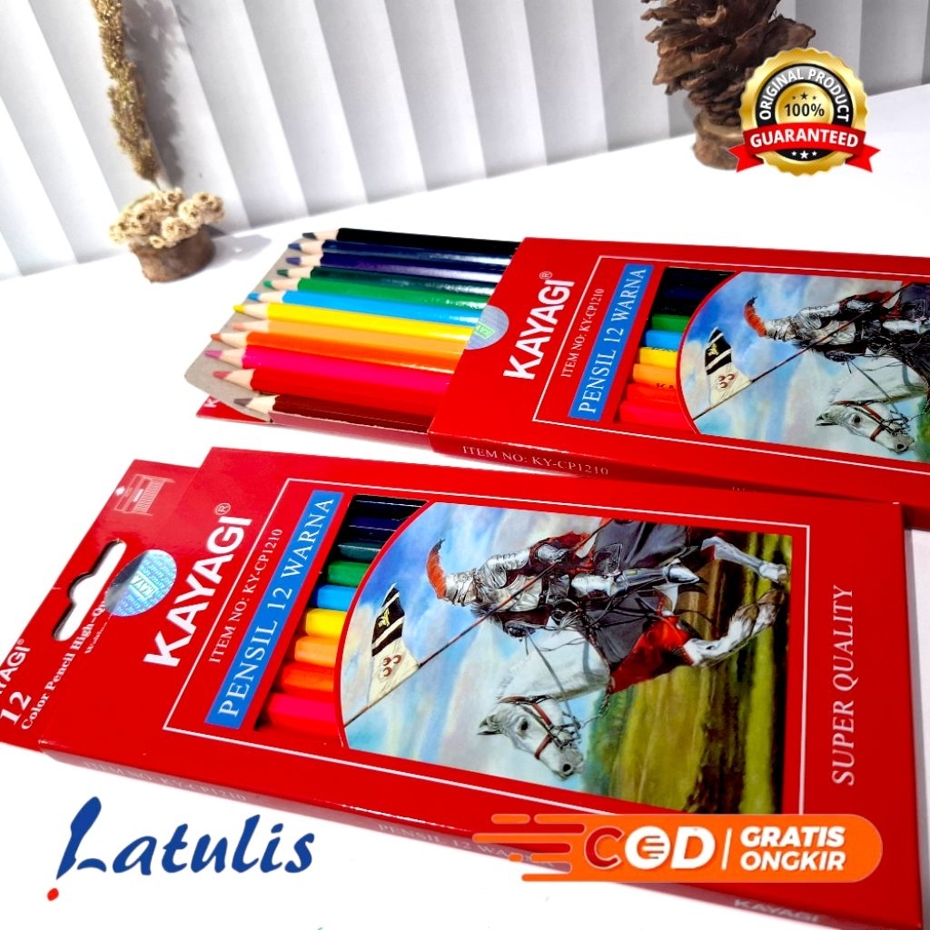 

Pulas / Pensil Warna Kayagi 12W