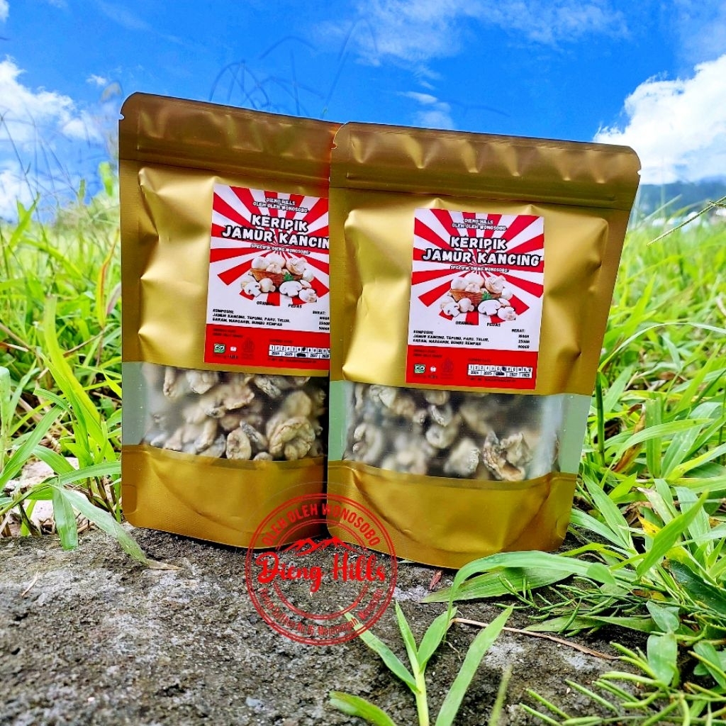 Keripik Jamur Kancing Dieng Oleh Oleh Wonosobo Terlaris