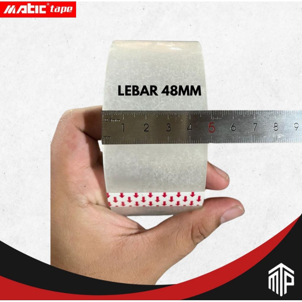 

Lakban bening & Coklat 48mm x 100yard