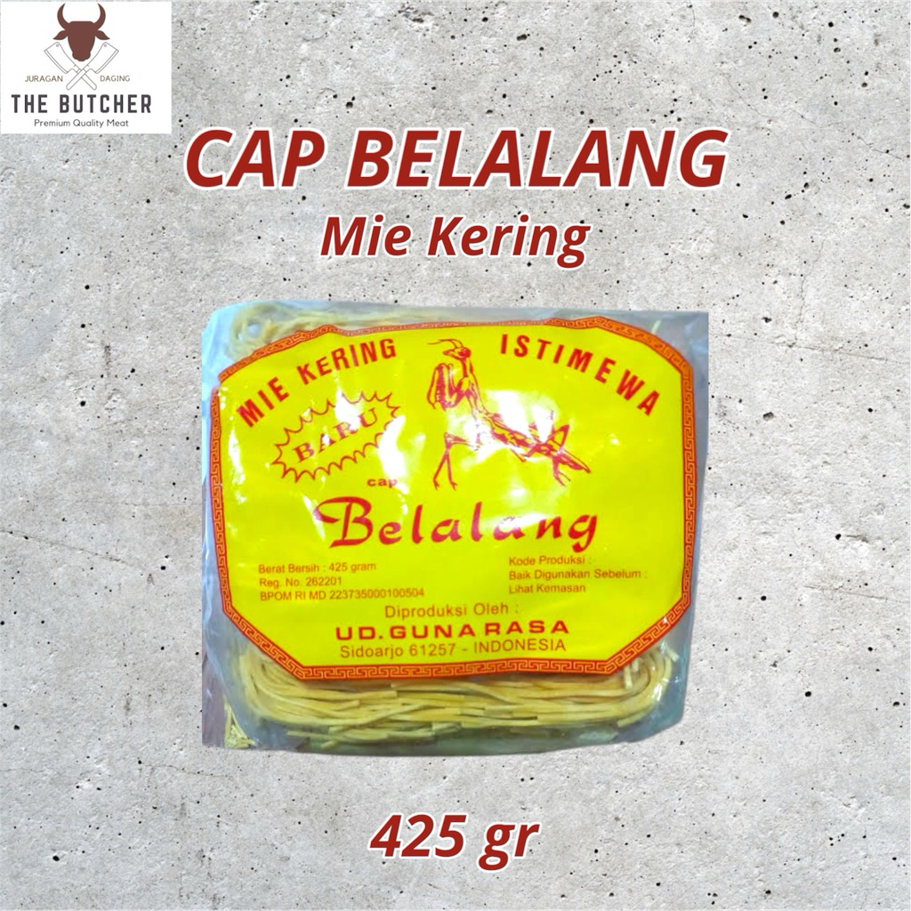

Mie Kering Cap Belalang 425gr / Mie Telor / Mi Telur Kuning Bulat