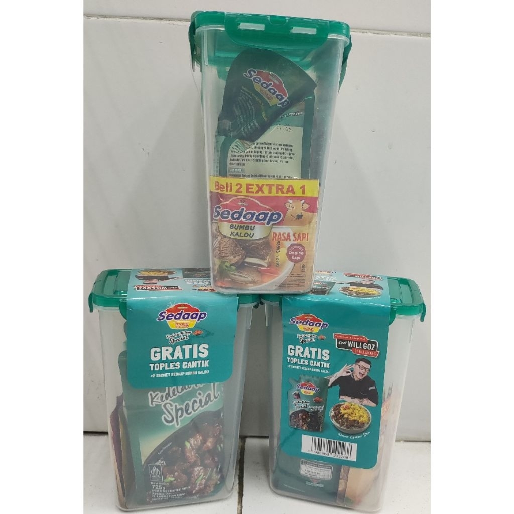 

Sedaap Kecap Manis Special 725g Gratis Toples Cantik + 2 Sedaap Bumbu Kaldu