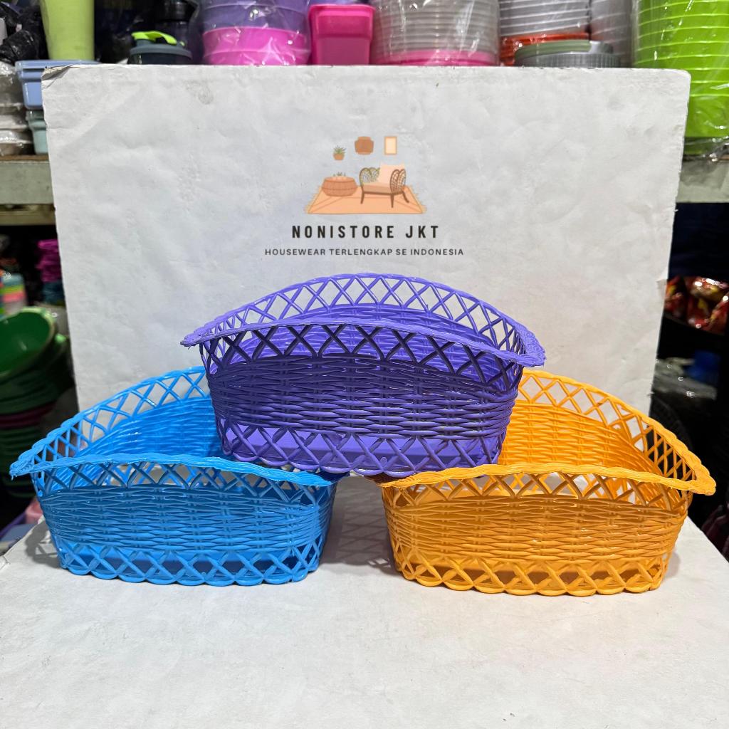 KERANJANG BUAH SERBAGUNA / KERANJANG PLASTIK - LETICIA / KERANJANG BUAH PLASTIK / KERANJANG PARSEL