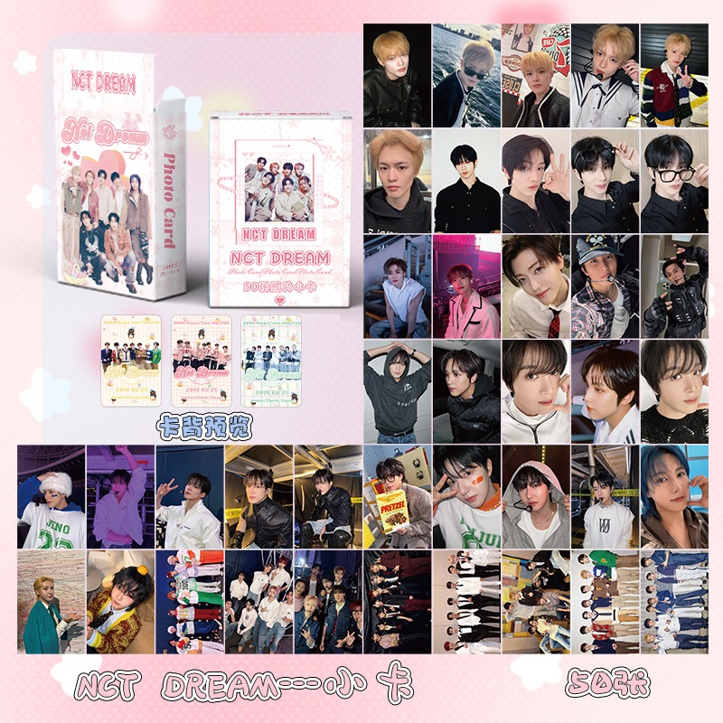 [TS] NCT DREAM PINK HOLOGRAM PHOTOCARD LOMO CARD PHOTO CARD KPOP LOMOCARD KPOPERS PHOTOCARD