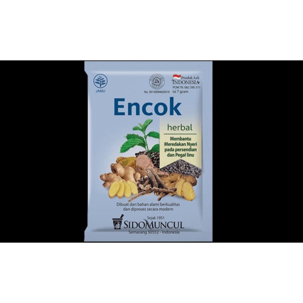 

Jamu encok Sido muncul isi 10sachet