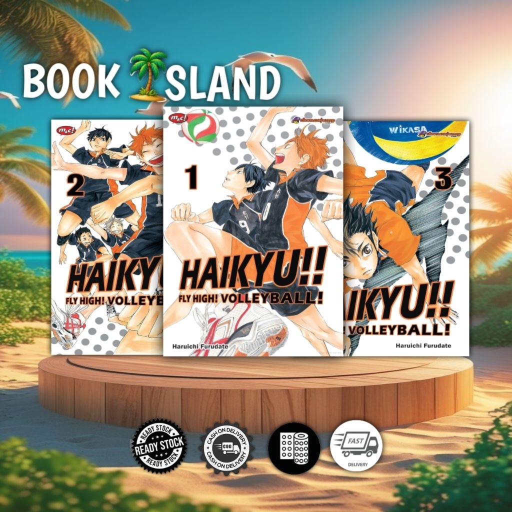 Komik Manga Haikyuu Vol. 1-45 by Haruichi Furudate Bahasa Indonesia