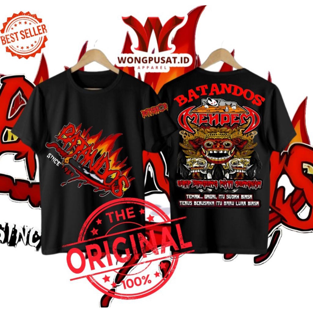 Promo T-shirt Batandos Mendem/batandossedunia /mendem