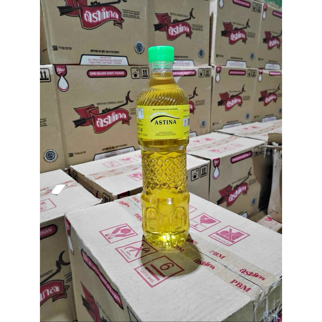 

Minyak goreng Astina (800ml) 1 dus 12botol