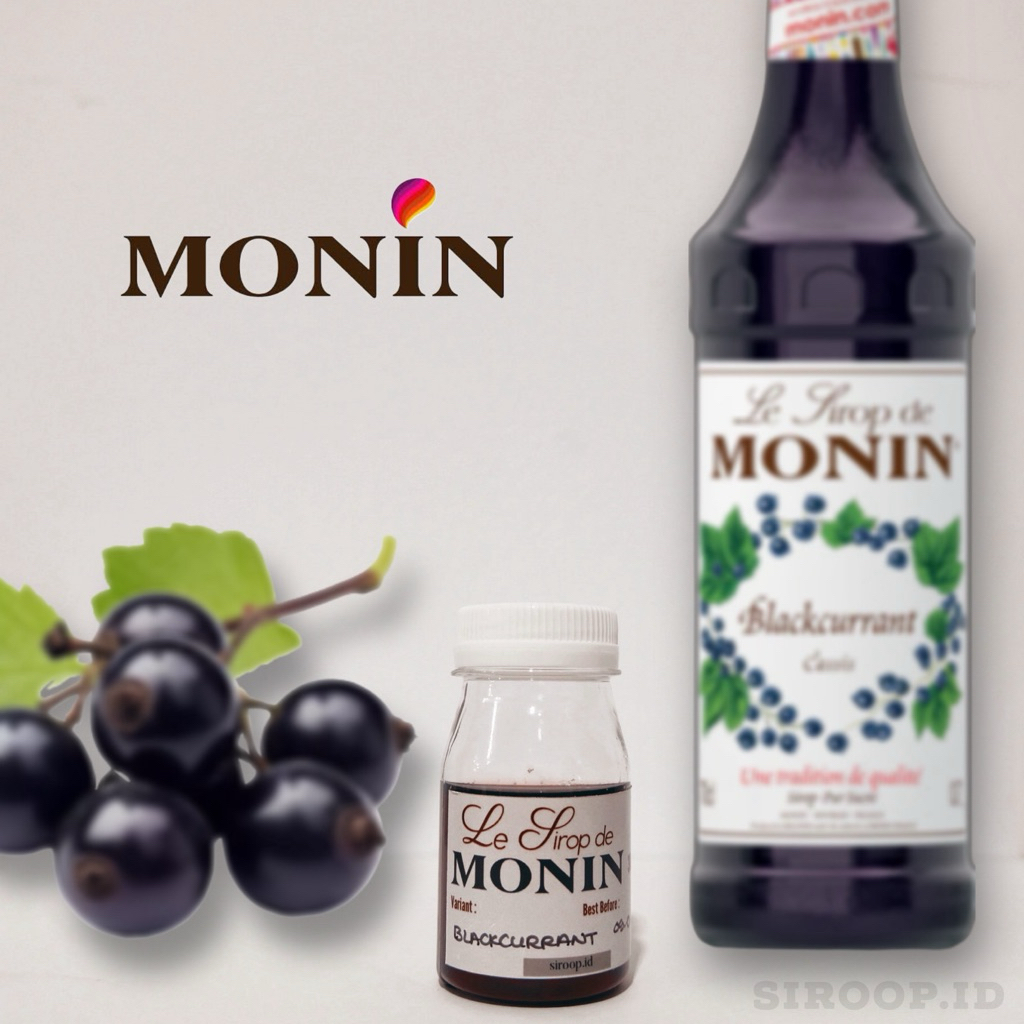 

Monin Blackcurrant Syrup Flavour Repack 30ml 75ml 100ml