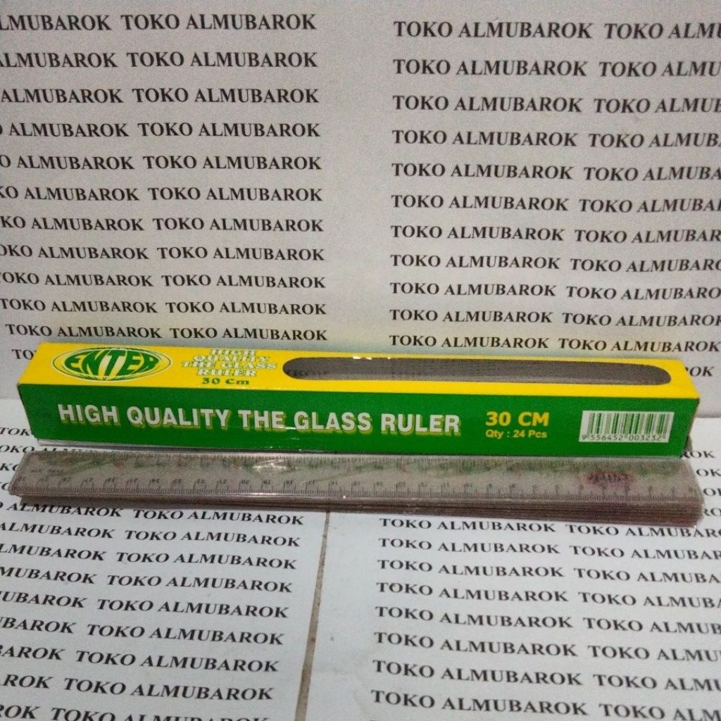 

penggaris enter 30cm 1 slop isi 24 pcs