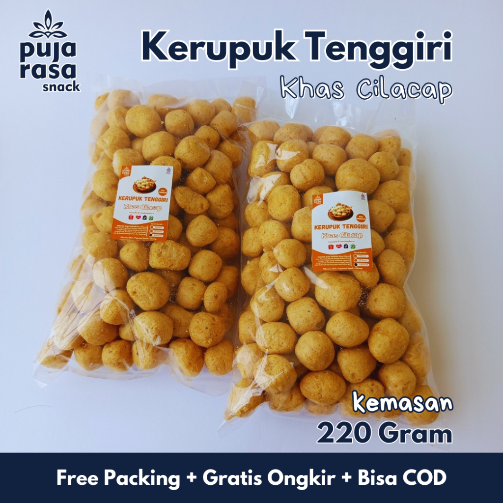 

CEMILAN KERUPUK IKAN TENGIRI AMPLANG KHAS CILACAP RENYAH GURIH 220 GRAM