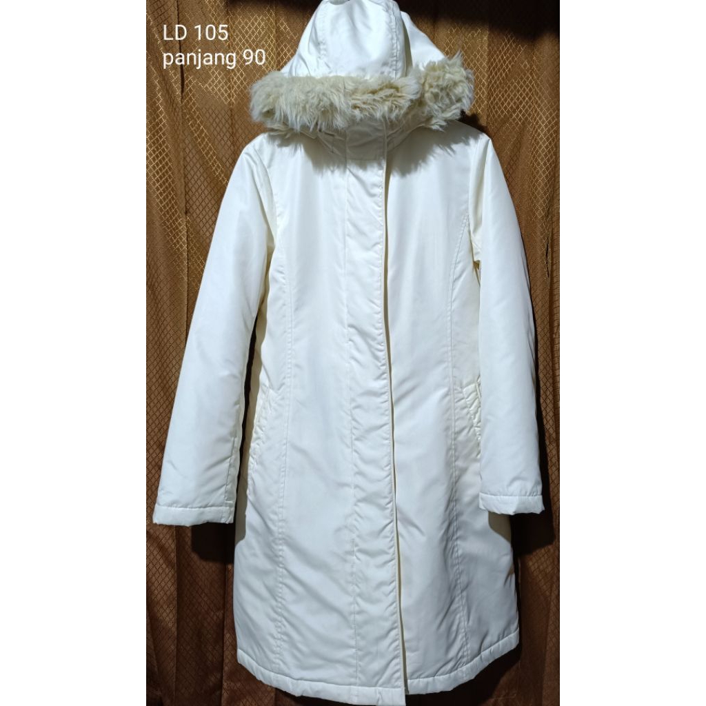 jake puffer panjang uniqlo waterproof jaket gunung hoodie uniqlo waterproof jaket gelembung putih un