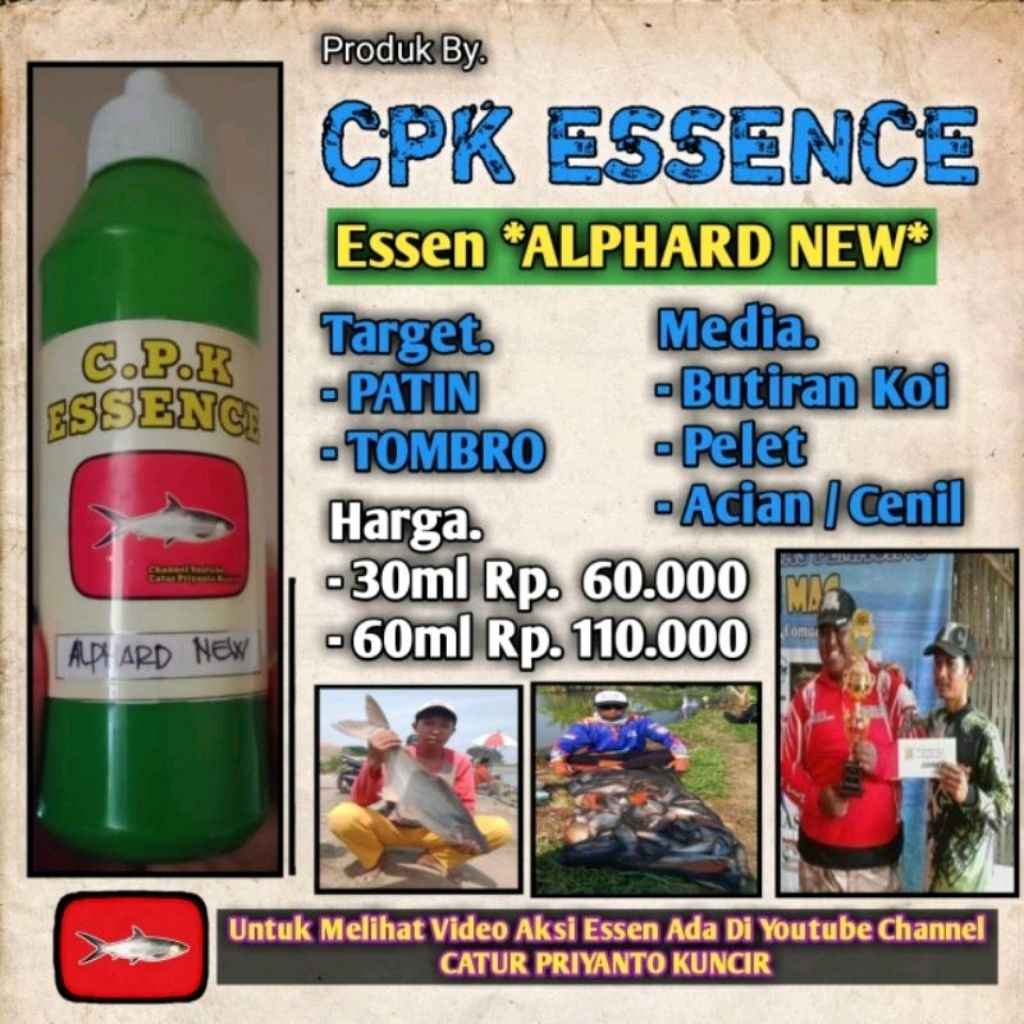 ESSEN CPK ALPHARD SPESIAL IKAN PATIN DAN TOMBRO
